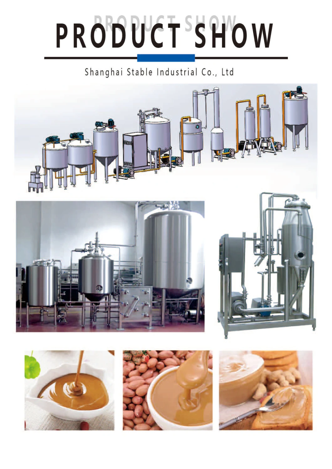 Turnkey Nuts Sauce Processing Line