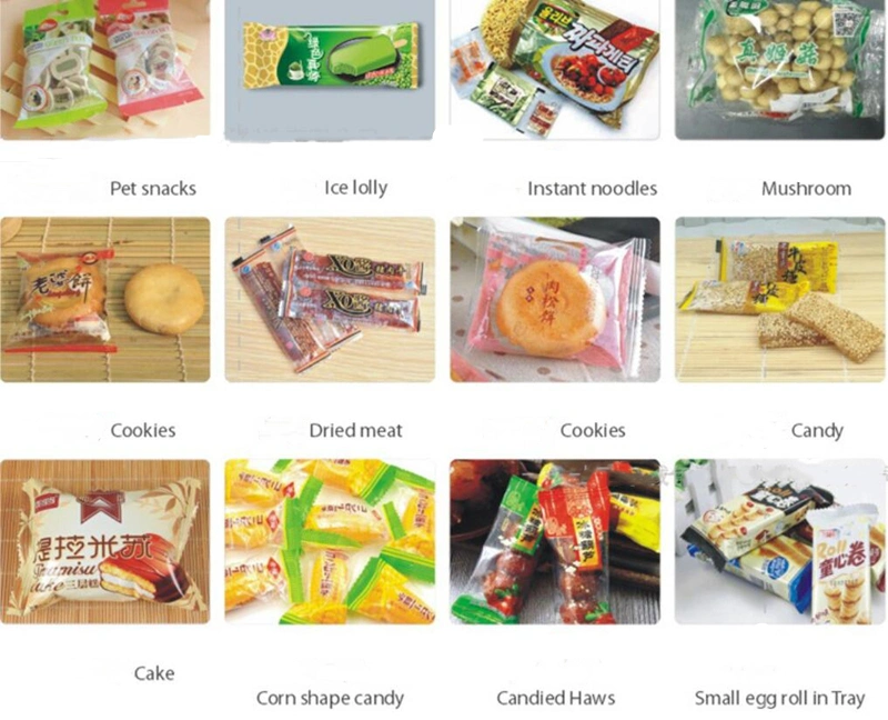 Automatic Horizontal Bread / Cake / Cookies/ Egg Tart/Biscuit/Chocolate/Candy Bag Packer Food Packaging Machine Supplier