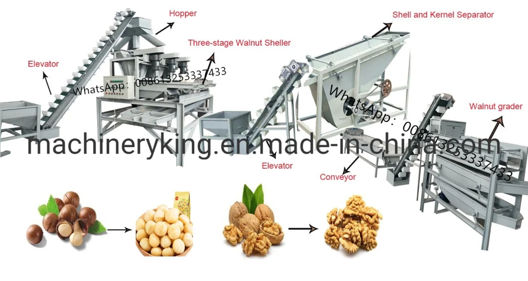 Raw Cashew Nut Processing Small Scale Machine Cashew Nut Sheller Production Line