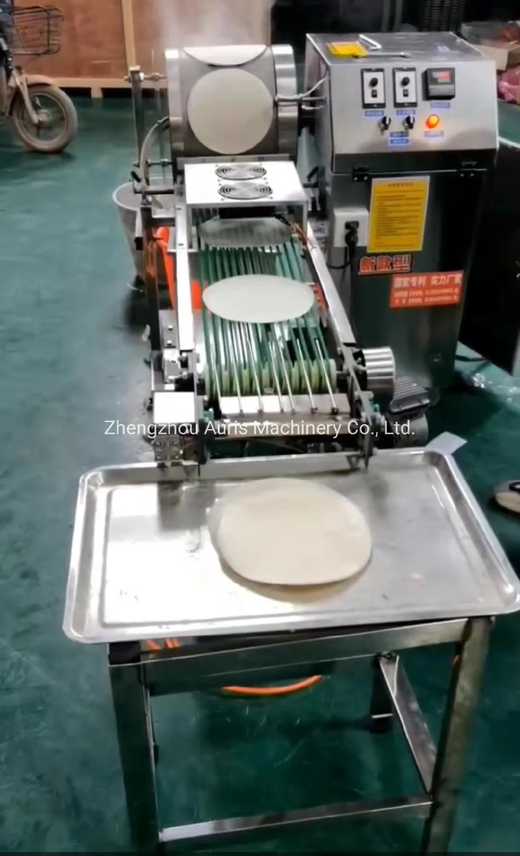 Multifunctional Automatic Pita Bread Tortilla Maker Injera Making Machine Spring Roll Skin Crepe Maker Machine