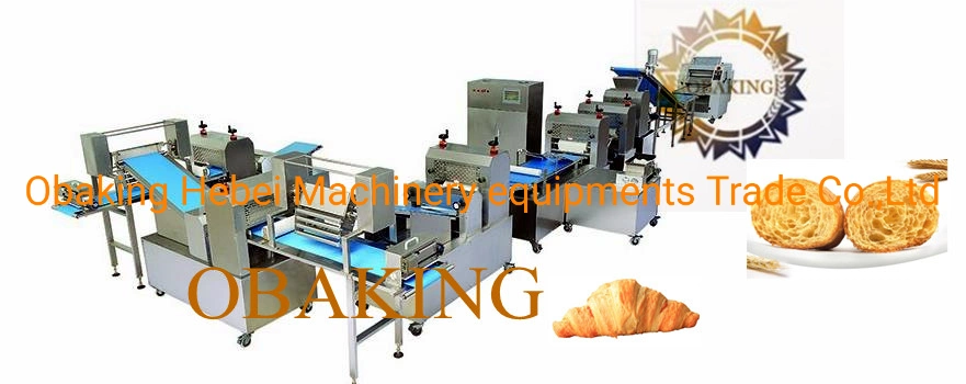 Large Capacity Pasty Dough Processing Machine/Puff Breads Production Line/Puff Pastry Bread Machine