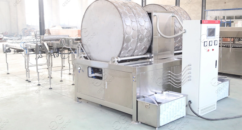 Automatic Lumpia Wrapper Samosa Pastry Spring Roll Sheet Making Machine