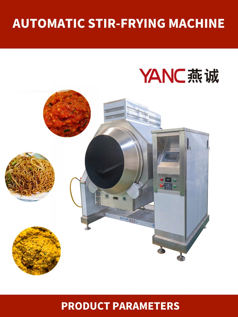 Stainless Steel New Multi-Energy Heating Food Production Equipment / Planetary Stirring Tilting Wok / Nut Processing Machinery