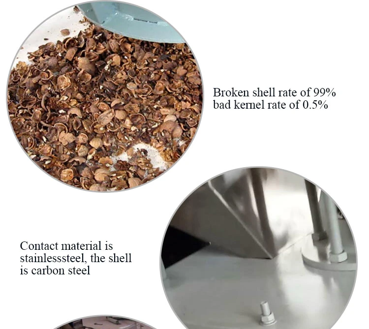 Automatic Nut Pistachio Pecans Walnut Shelling Peeling Cracking Machine