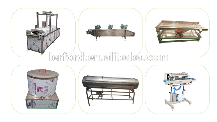 Industrial Nut Frying Line/Fried Peanut Production Line/Automatic Broad Bean Making Machine