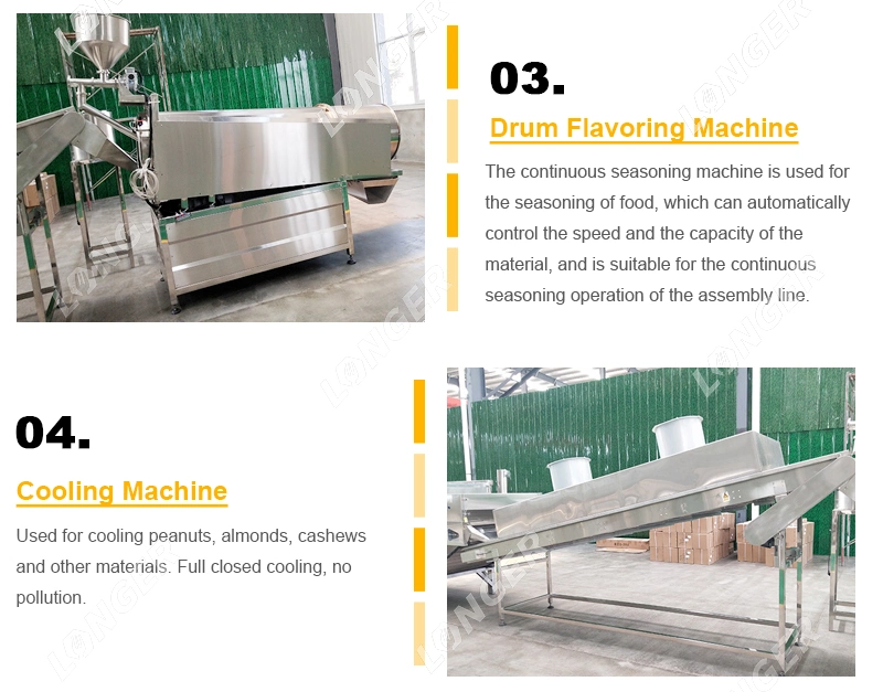 Small Commercial Gas Electric Roasted Nuts Drying Equipment Pistachio Roasting Machine