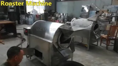 200kg/h Capacity gas type nut peanut roster peanut roasting machine