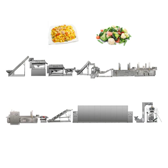 Automatic Frozen Multi Fruit and Vegetable Salad Washing Cutting Slicer Drying Processing Making Machine Air Cleaning Sorting Production Line