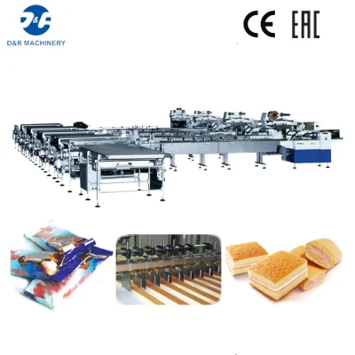 Cake Production Swiss Roll Machine Layer Cake Production Line