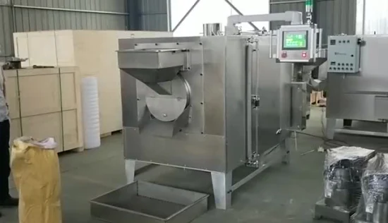 Nuts Roasting Machine with PLC Controlling