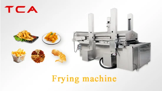 High Quality Commercial Pork Rinds Groundnut Nut Deep Crisps Potato Chip Fryer Line Chicken Continuous Botatos Vacuum Frying Making Machine Price