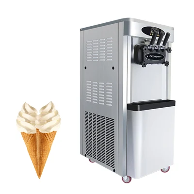 Desktop Ice Cream Machine/ Commercial Smart Cone/ Automatic Soft Ice Cream machine