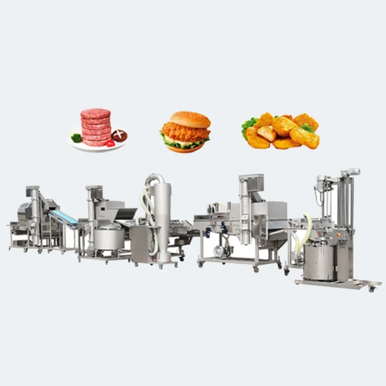 TCA Burger Machine Line Burger Patty Machine Processing Line Nuts Processing Machines Line