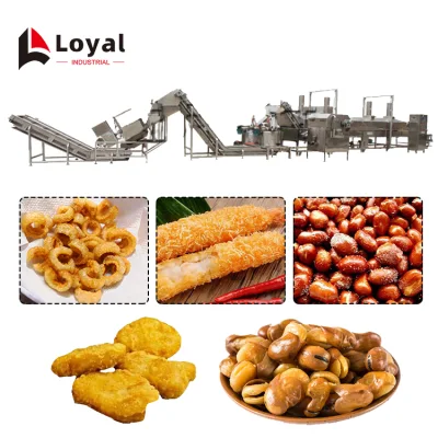 High Quality Extruded Pellet Frying Peanut/Bean/Nut/Snack Machine Frying Machine