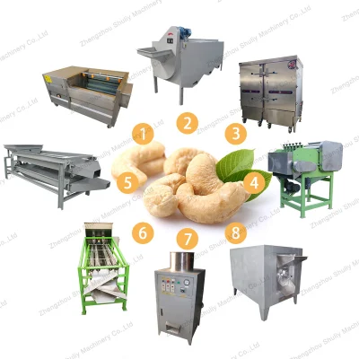 200kg/H Automatic Cashew Nut Shelling Machine with Good Price