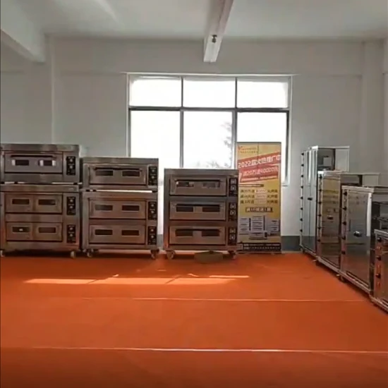 Industrial Commercial Machinery Equipment Electric 3 Deck 6 Tray Price Bakery Toaster Bread Pizza Cake Baking Gas Oven Machine for Baking Cakes