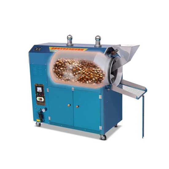 Low Price Nuts Chestnut Roaster Roasting Frying Machine Roasting Wheat Salted Peanut Machine