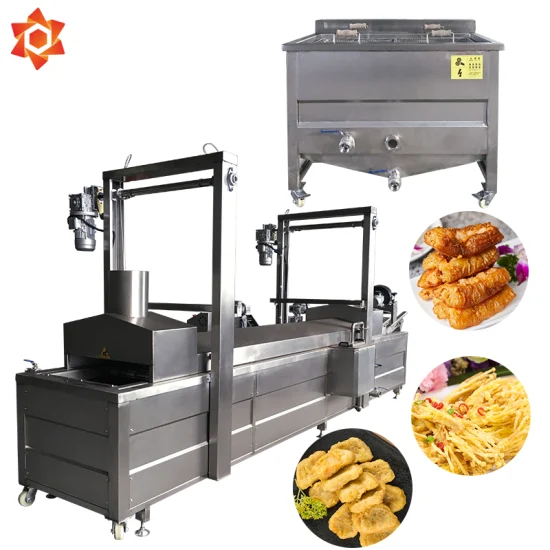 Fish and Chips Frying Machine Nuts Groundnut Frying Machine